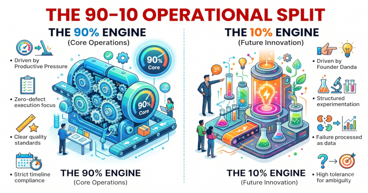 The 90–10 Framework